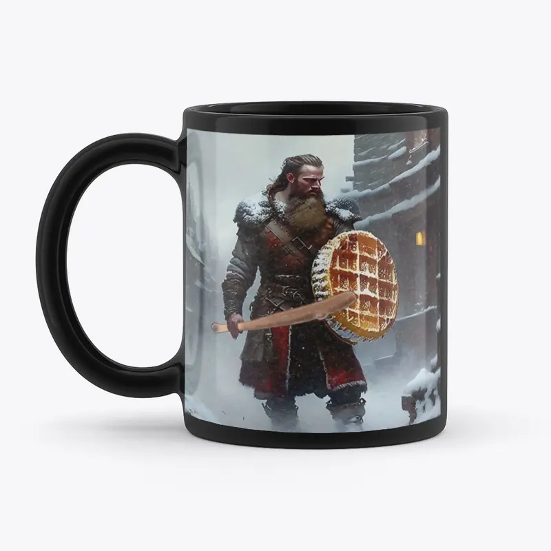 Waffle Batter Viking Mugs